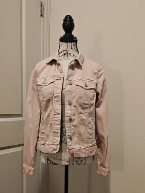 Maurices Blush Pink Denim Jean Jacket